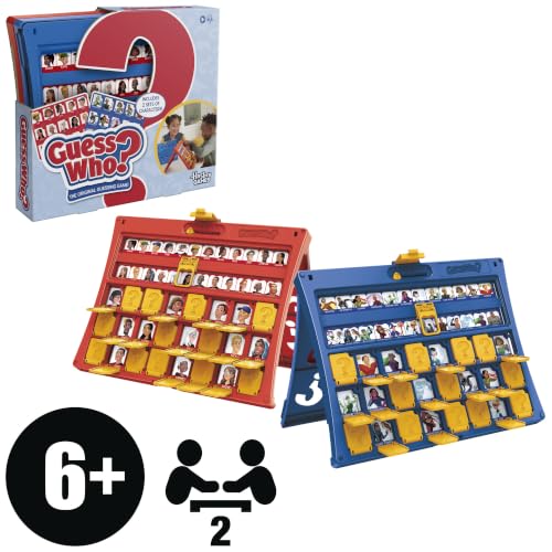 Image of Hasbro Gaming Guess Who's That I? Original Guess Board Game for Children, Family Games for 2 Players, Gifts for Children from 6 Years