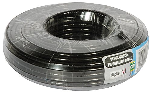 Philex 27636R25 - PF100 Black Digital Satellite/TV Cable - 25 Metres