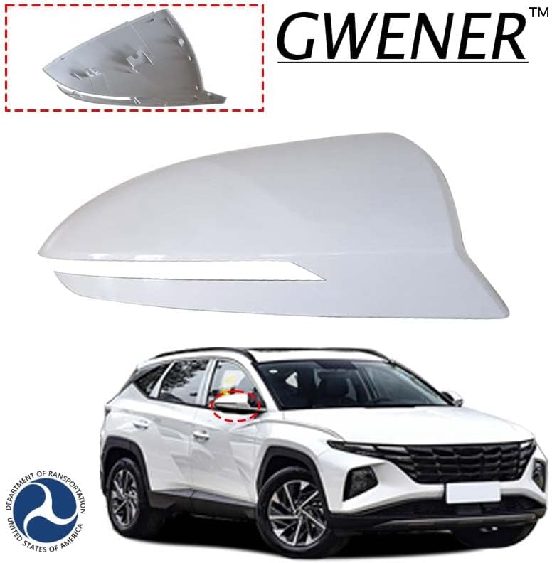 side mirror cover Non-painted Fit for 2021 Tucson Right