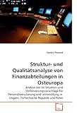 Struktur- und Qualitätsanalyse von Finanzabteilungen in Osteuropa: Analyse der Ist-Situation und Verbesserungsvorschläge für Personalrekrutierung und ... in Ungarn, Tschechische Republik und Polen