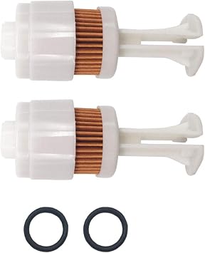 2 Pcs 65L-24563-00-00 35-888289T2 Fuel Filter Element for Yamaha Mercury Marine Suzuki Johnson