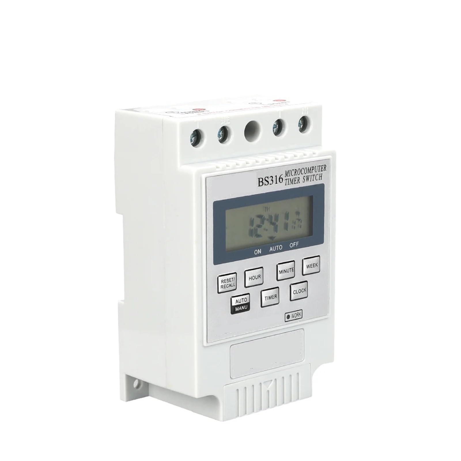 Interruttore orario digitale programmabile, timer settimanale, con 10 volte di accensione/spegnimento al giorno/intervallo di impostazione 'orario settimanale da 1 minuto a 168 ore ( Size : 220v )