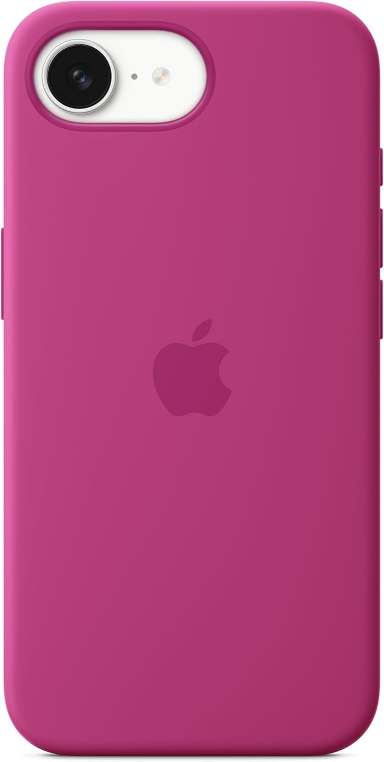 Apple iPhone 16e Silicone Case – Fuchsia 