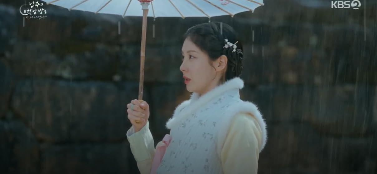 [MINWHEE x K-DRAMA] The First Night With the Duke, Cha Sun Chaek Silver Hair Side Combs, Korean traditional Handmade Accessories & Jewelry