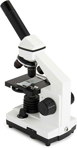 Miniatura 4 de Celestron Microscopio compuesto 44128 CL-CM800, aumento 40x-800x, blanco