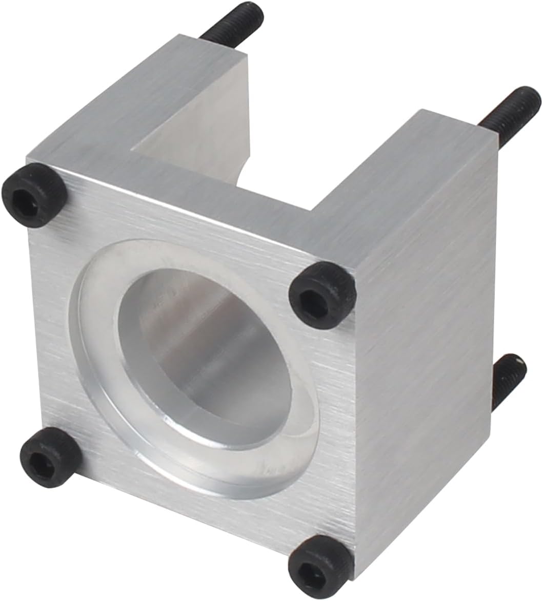 CNCTOPBAOS 3Pcs Nema23 Stepper Motor Mounting Bracket,Motor Aluminum Mount Base Support Plate Holder,with 12pcs Screws for Stepper Servo Motor Seat,CNC Router,Engraving Machine