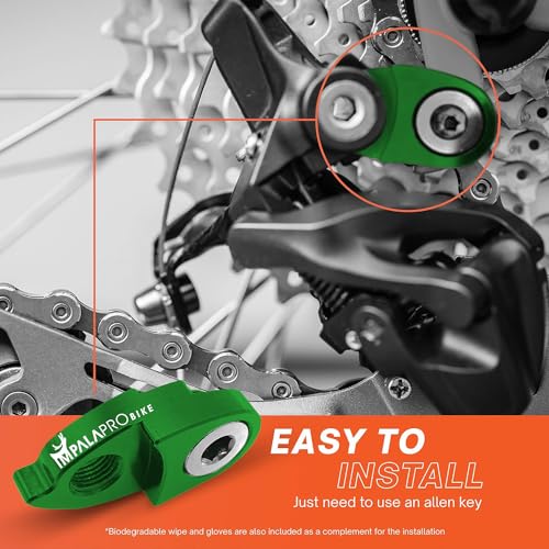 IMPALAPRO Extensor de suspensão de câmbio traseiro para bicicleta - compatível com gancho de câmbio