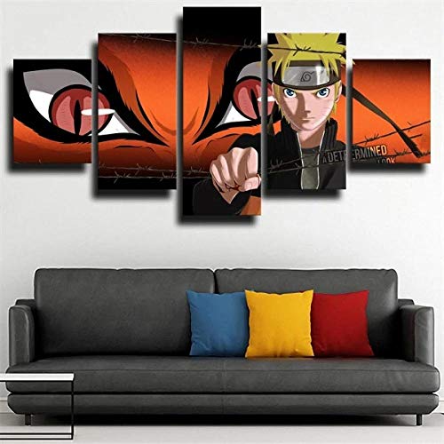 5-teiliges Leinwandbild 'Engel & Teufelsmädchen' (150x80 Cm) - XXL Wandbild Mit Rahmen