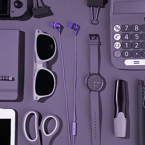 Image of Panasonic RP-TCM125-V in-Ear Headphones with Mic Purple