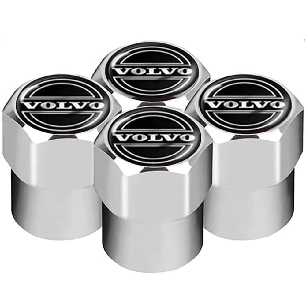 4 stks Ventieldopjes,voor Volvo XC90 XC60 XC40 S90 S60 Autoband Stem Covers Lekvrije Valve Covers,B