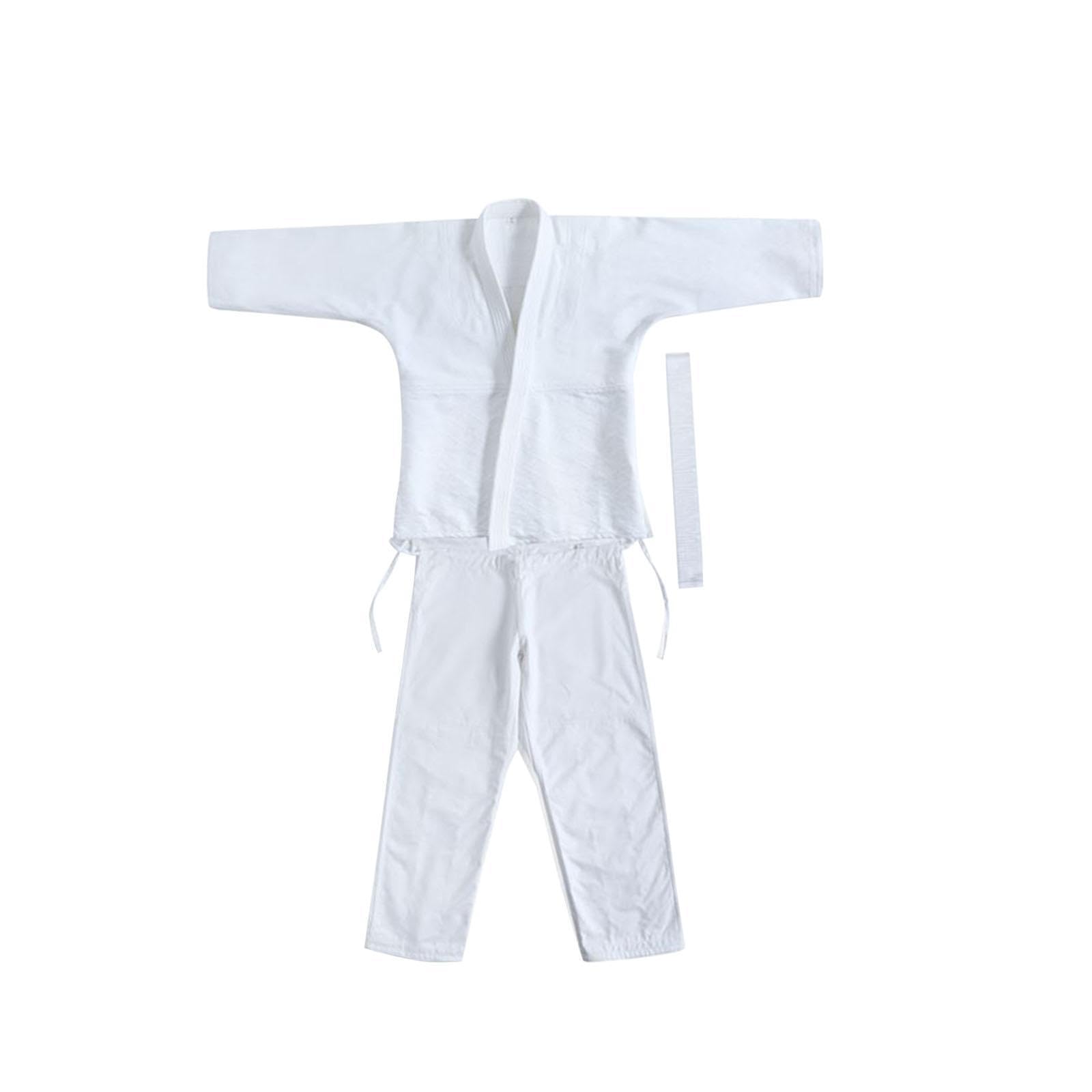 Judogi, Kimono de karaté, Uniforme,Blanc,155 cm