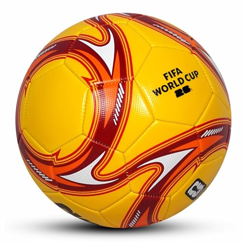Image of Hamleys FIFA World Cup 2026 Official Licensed Merchandise | Size 5 Football | Yellow Splash