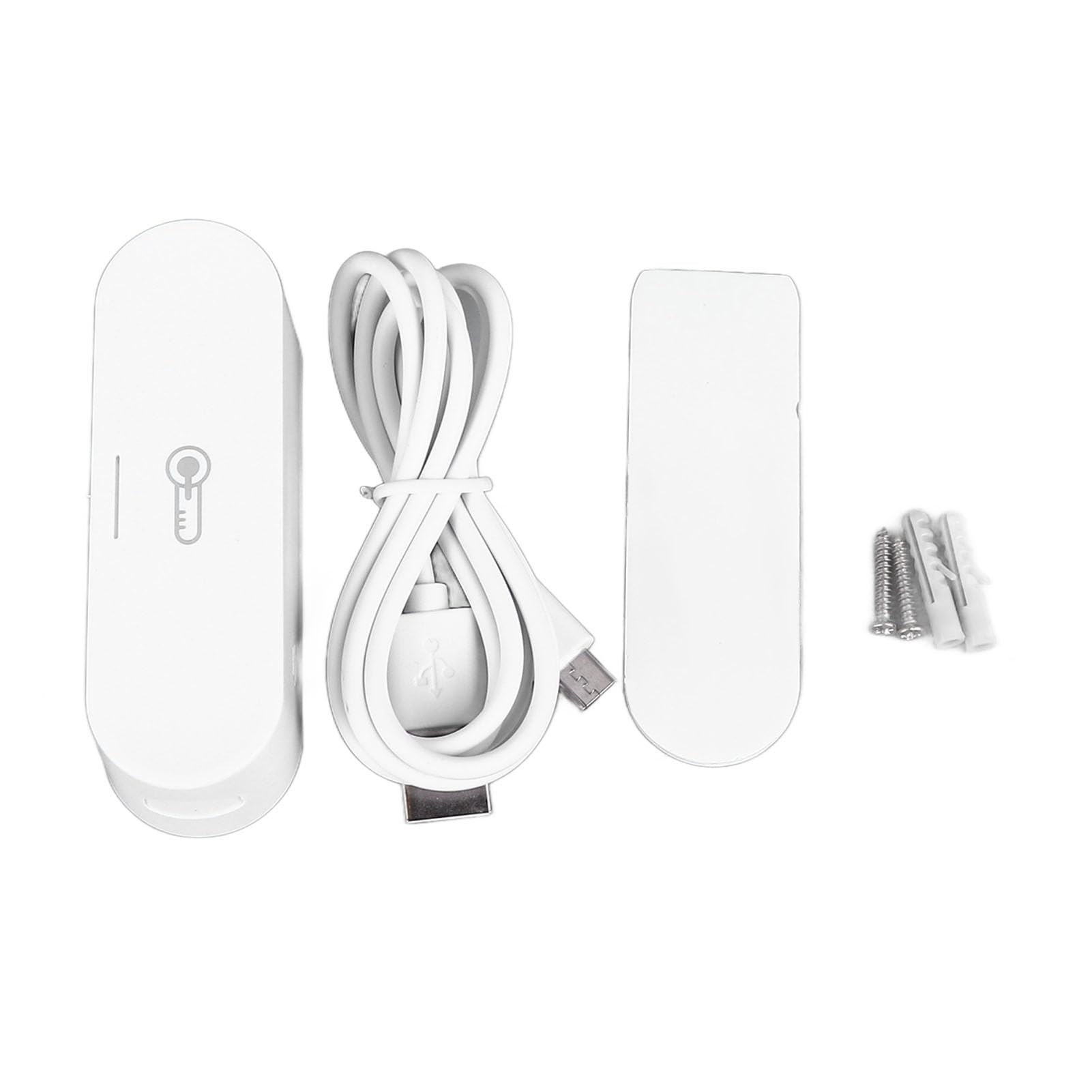 Capteur De Température Et Humidité Tuya ZigBee - Intérieur, Compatible Maison Connectée