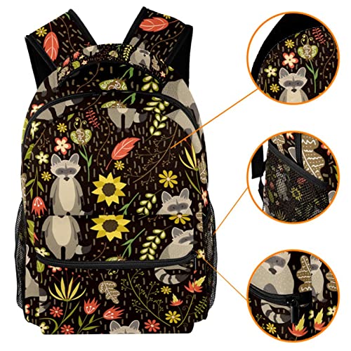 Mochila de mapache animal para universidad y actividades al aire libre libre de crueldad 3