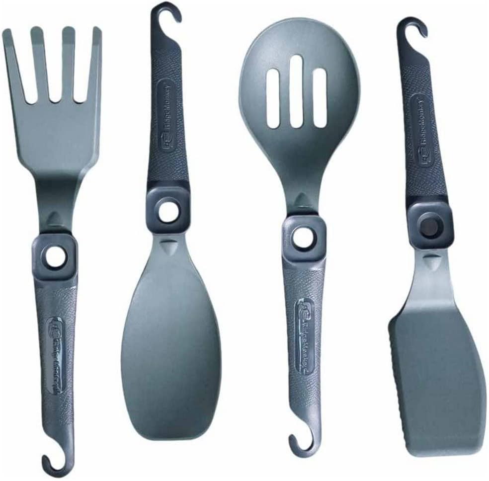 Ridgemonkey Cookware for fishing Q-Lock utensils set