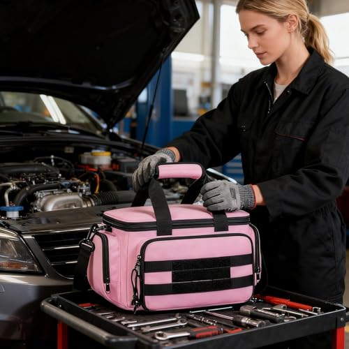Sac à outils multifonction avec fermeture éclair pour tournevis et pinces - 4