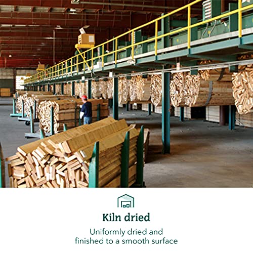 Forest 2 Home Cherry Bundle - 1 X 4 X 48 Inches - 9 Board Pack - Kiln Dried Hardwood - S2S - Includes Carpenter Pencil #TOP2