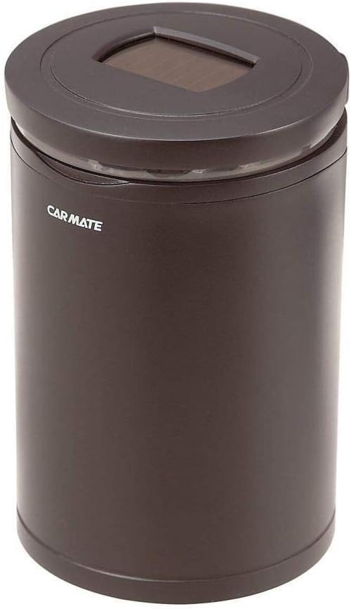 Car Mate CZ48A Black Solar Powered Ash Tray with LED Light - Pack of 1
