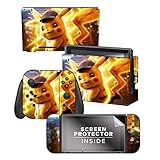 ELTON 3M Skins Decal for Nintendo Switch, Anti-Scratch Durable Cover Sticker Matte Protector Vinyl Wrap Full Set Faceplate Joy-Con Console Dock 1