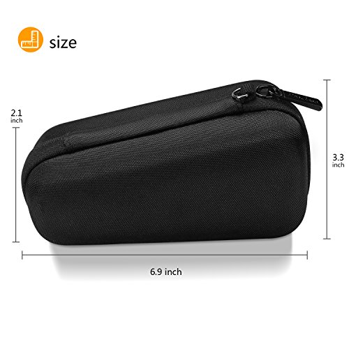 ProCase Estuche para Philips Norelco, Caja Rígida EVA Almacenamiento de Transporte Bolsa de Viaje Protectora para Afeitadora Recortadora para Philips Norelco para Hombre, con Correa de Sujeción -Negro