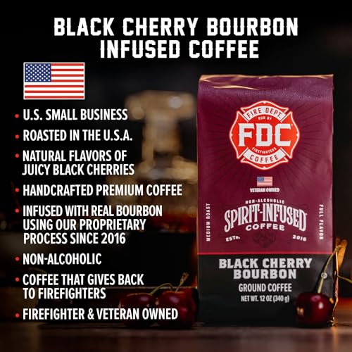 Fire Department Black Cherry Bourbon Coffee