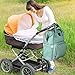 Iduola Diaper Bag Backpack, Multifunction Back Pack with 2 D Rings & Pacifier Case, Large Capacity Waterproof Portable Maternity Baby Nappy Bag, Unisex and Stylish (Green)