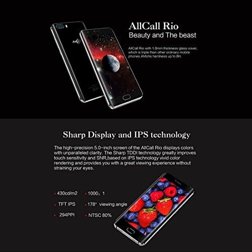 Amazon Allcall Rio 1gb Ram 16gb Rom 3gスマートフォン 5 0インチ Android 7 0 搭載 Mtk6580a クアッドコア 1 3ghz デュアルsim デュアルバックカメラ ゴールド スマートフォン本体 通販