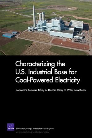 Characterizing the U.S. Industrial Base for Coal-Powered Electricity book cover