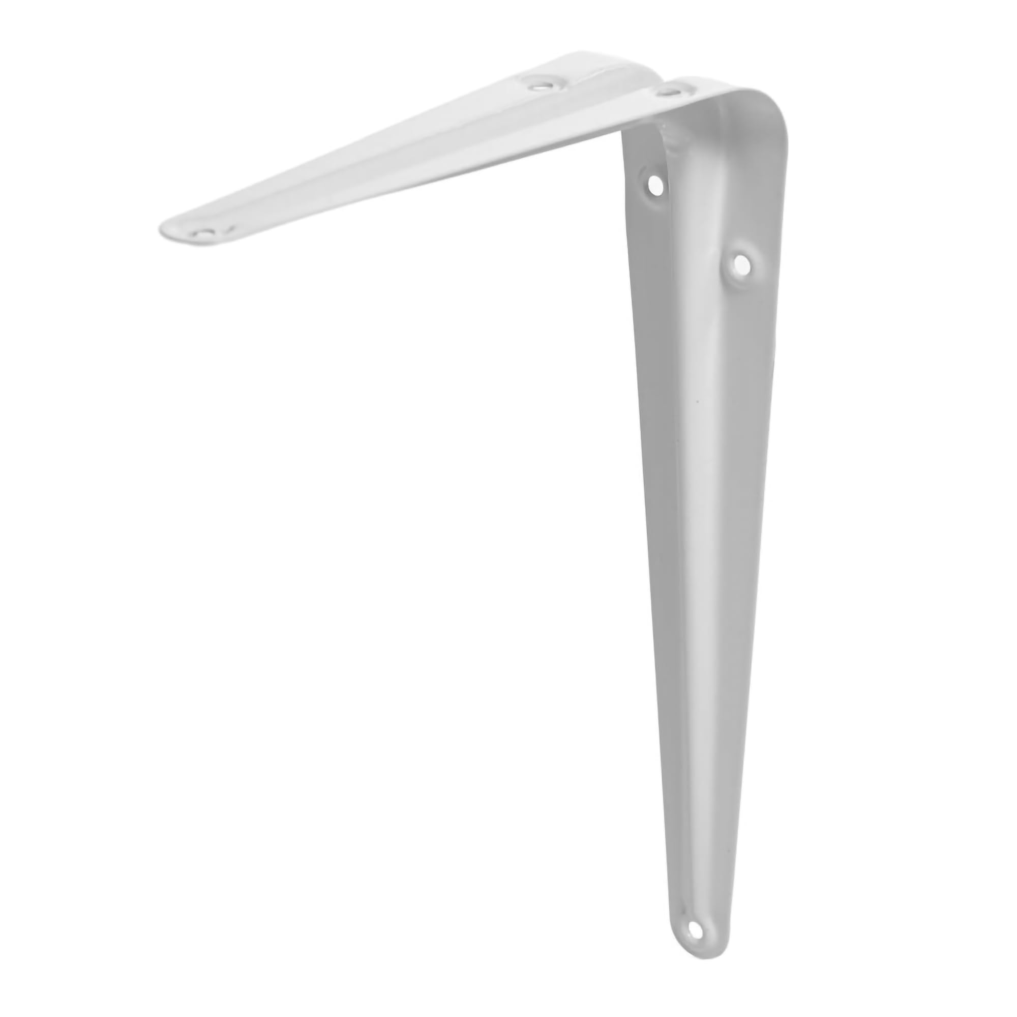 Durable Construction Dekton Simple Shelf Bracket, Powder Coated, 8"x10"-Heavy-Duty Metal Support| Sleek, Modern Design|Rust-Resistant Finish| Ideal for Home, Office| Supports Shelves Securely| Durable