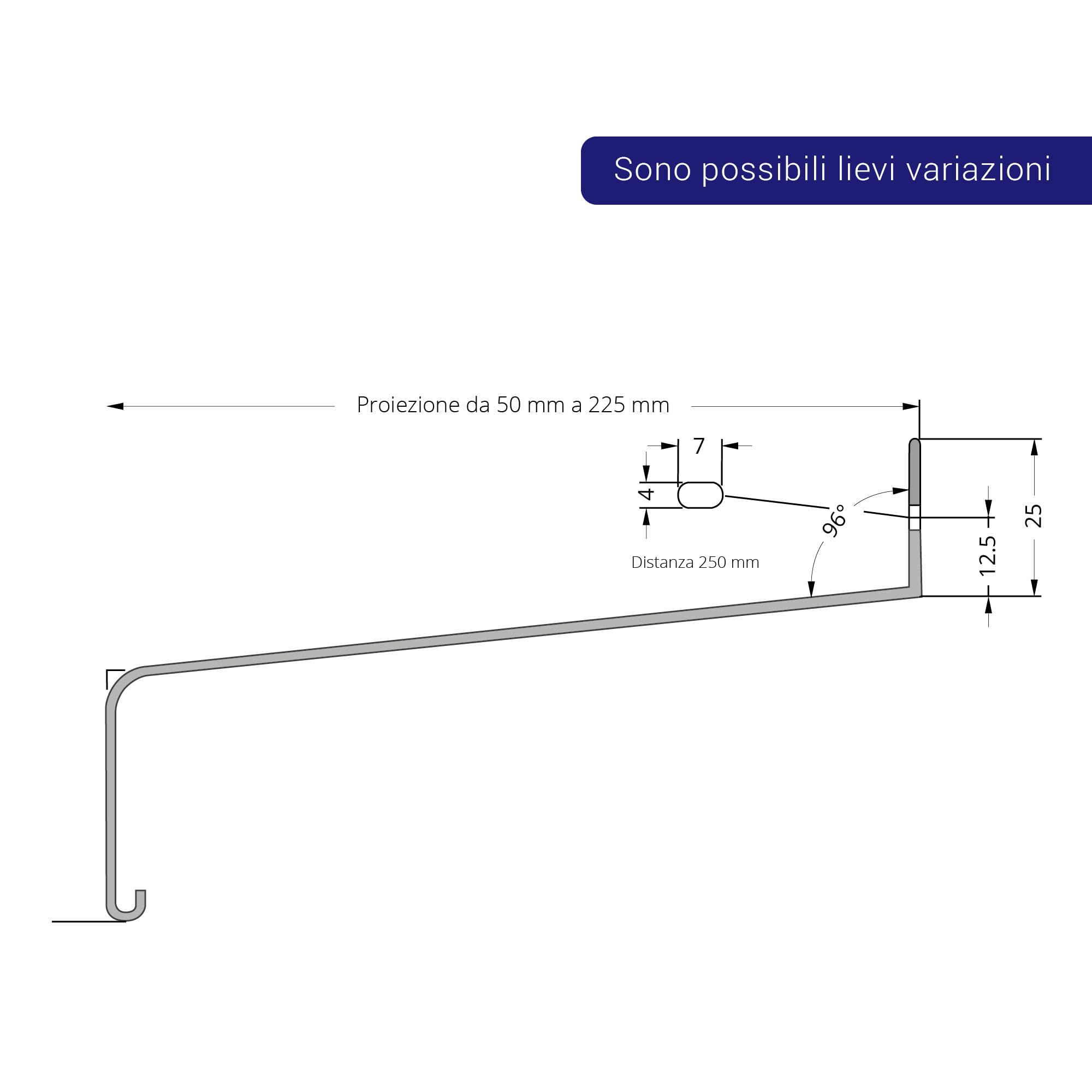 TJ Davanzale esterno per finestra 225 mm x 1600 mm, argento E6EV1, davanzale per finestra in alluminio di alta qualità con chiusura laterale, mensola in alluminio facile da pulire e durevole