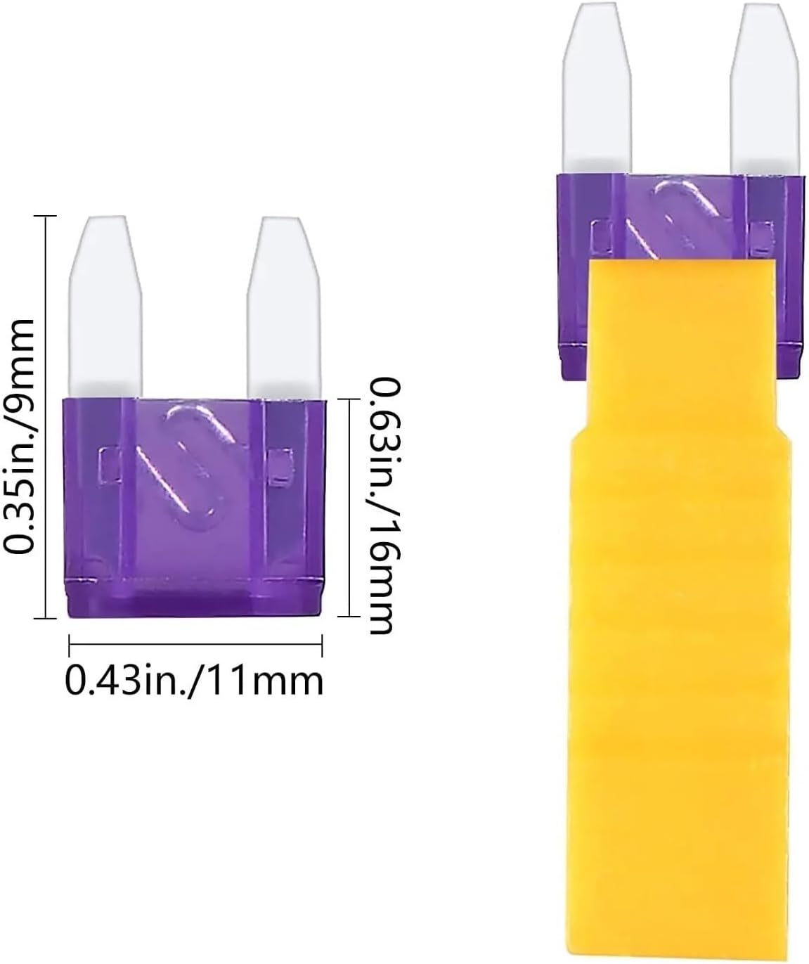 100/120pcs Car Blade Fuses Assortment Kit, Automotive Replacement Fuses Low Profile Blade Fuses for Car Boat Truck(100pcs in box)