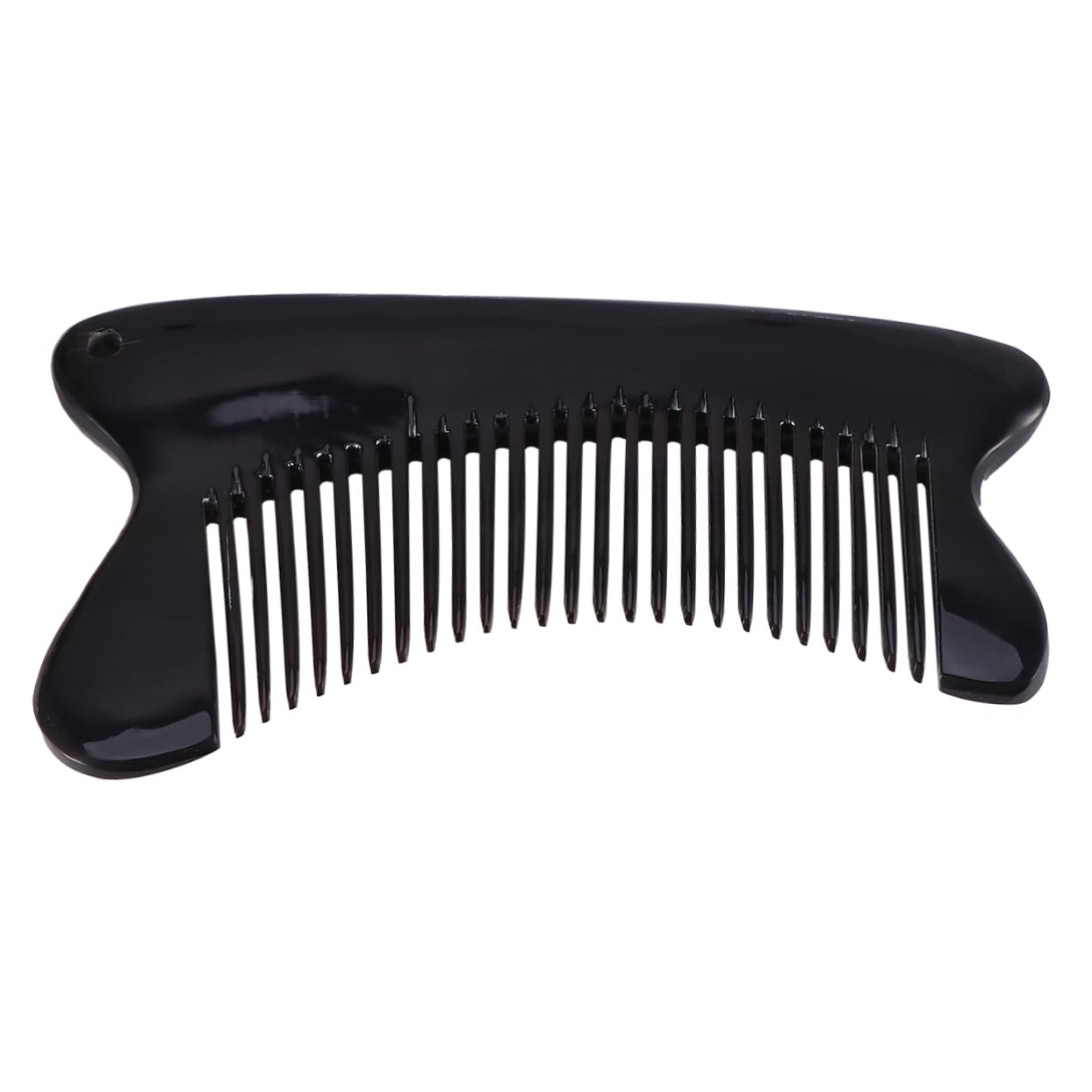 Peigne à cheveux en corne parfait pour le rituel de massage et coiffage matinal