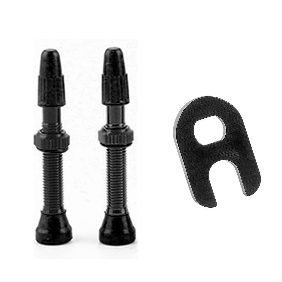 Valvola Tubeless DT Swiss 40 Mm – Lega Con Nucleo Rimovibile, Per Bici Da Strada (Nero)