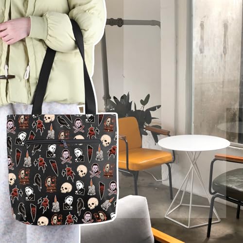 Bolsa tote divertido de película de horror VAMSII miniatura 6