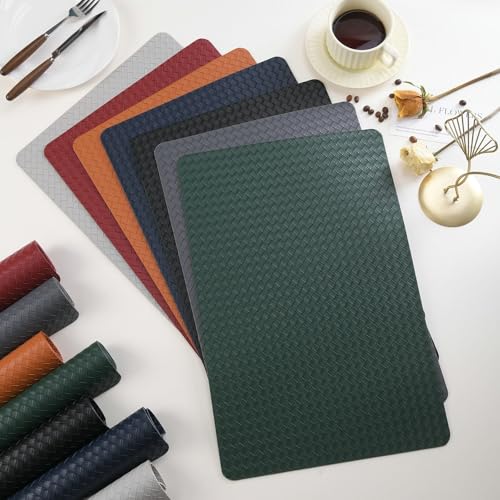Set de table noir 30 x 45 cm anti-tache pour protéger la table de cuisine