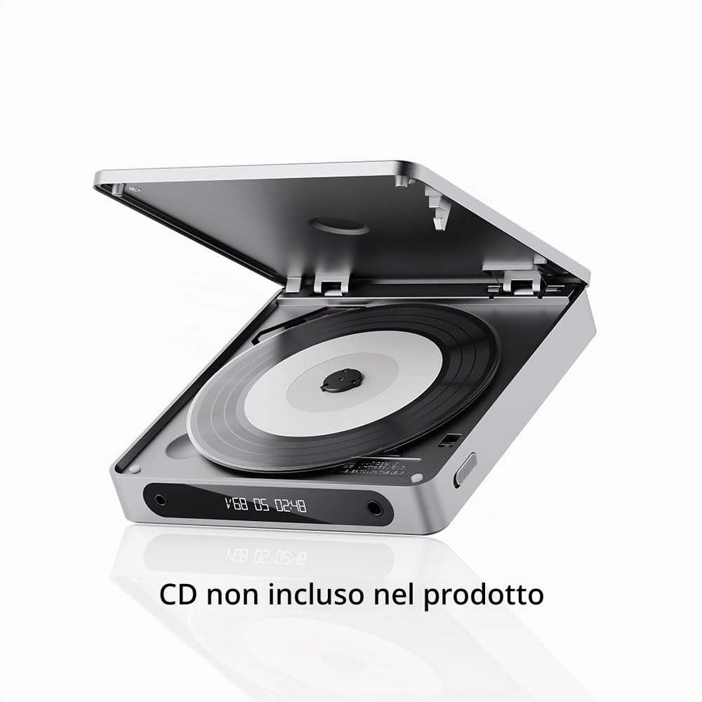 FiiO Lettore CD portatile DM13 con Bluetooth (argento)