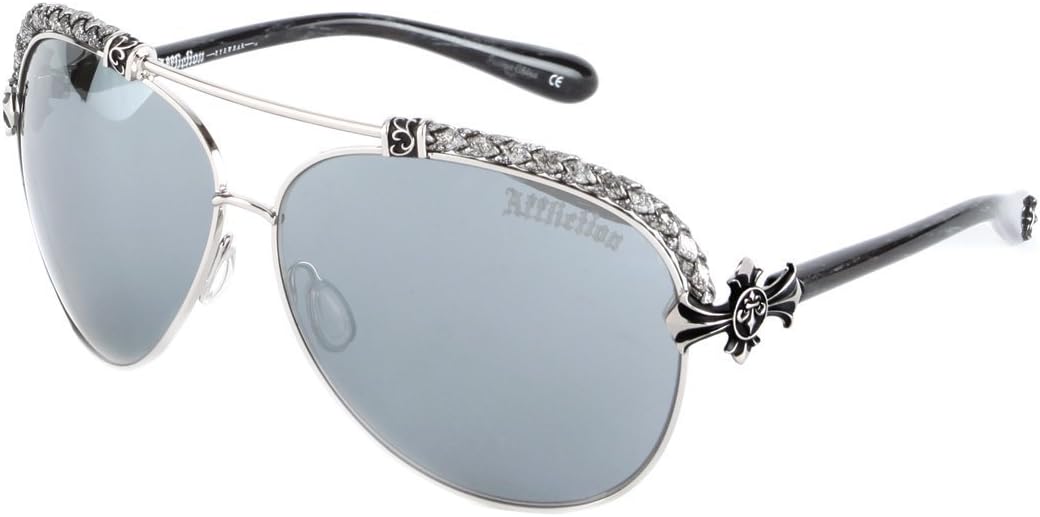 Affliction Sunglasses BAXTER-A Silver White/Silver