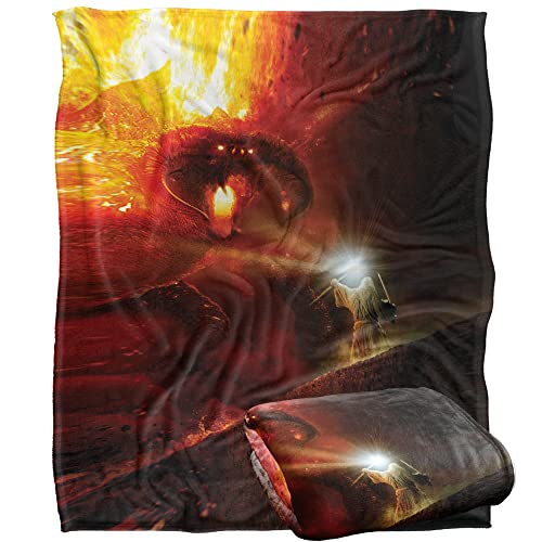 LOGOVISION The Lord of The Rings Blanket, 152 x 127 cm Gandalf