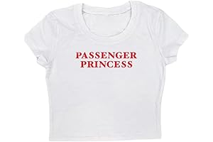 Y2K Passenger Princess - 90s 2000s Baby Tee Punk Aesthetic - A Nostalgic Throwback
