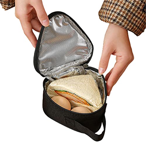 Fulenyi Portabocadillos Aislante Bolsa Sandwich Premium con Asa, Cierre de Cremallera y Interior en Forro de Aluminio. Pequeña Práctica