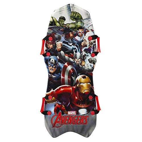 RYDR Marvel 45" 2 Person Snow Slider Sled. Kids Winter Foam Sled (Avengers)
