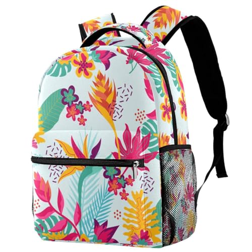 Sac à dos d'école multicolore et grand sac de voyage pour adolescents