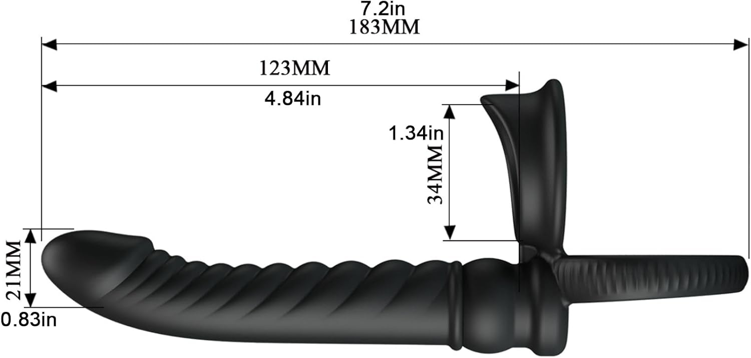 Silicone Vibrating Dildo with Dual Cock Rings Couples Dildo Adult Sex Toy