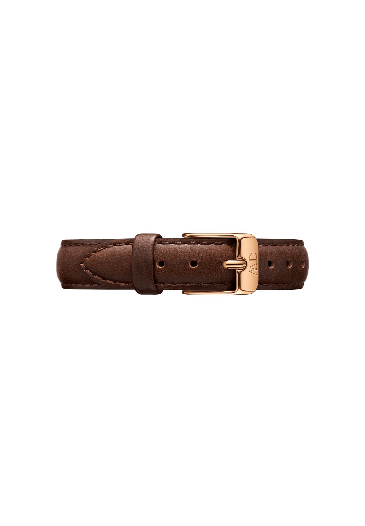 Petite Bristol, Brown/Rose Gold Watch Strap, 12mm, Leather, for Women