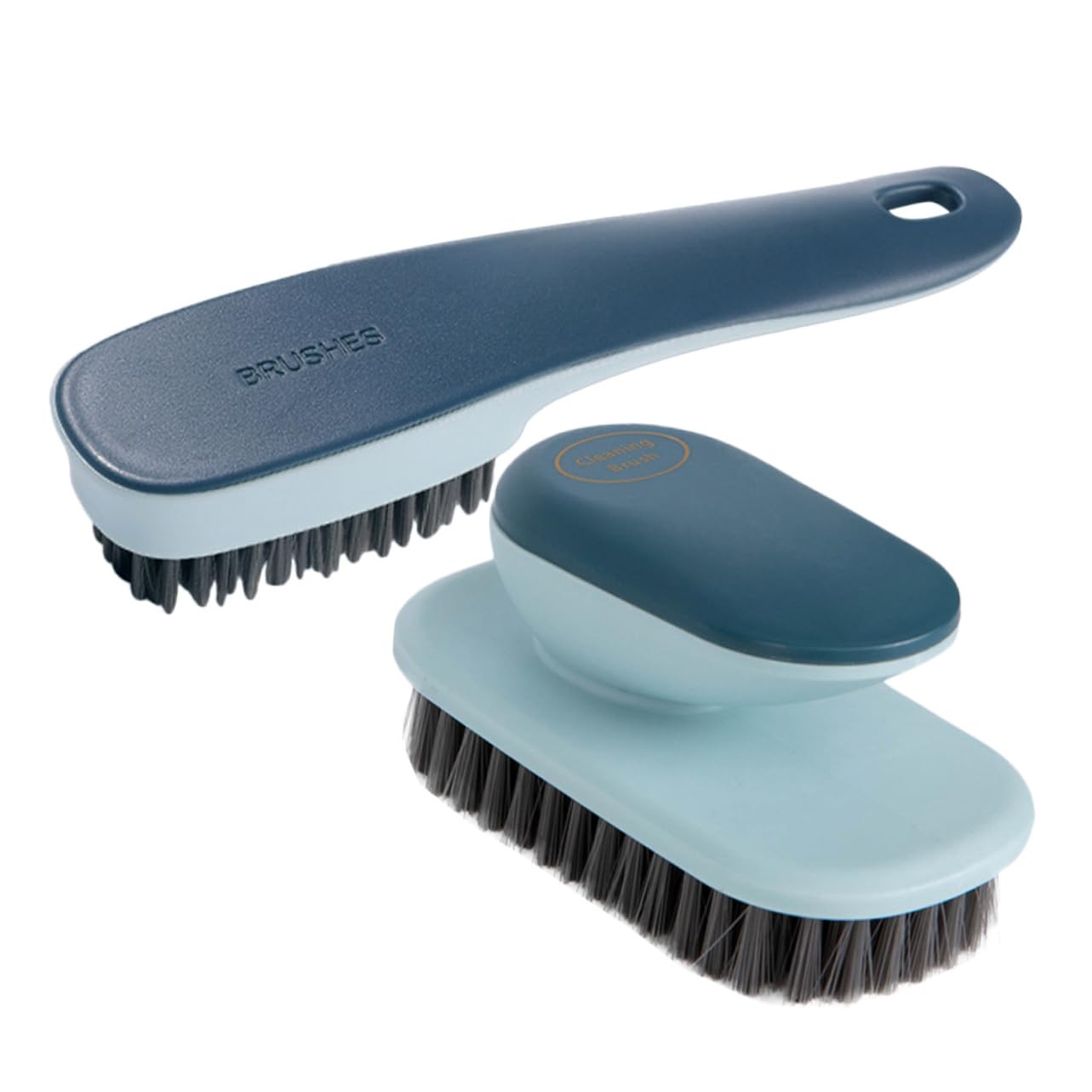 Healeved 3 Sätze Schuhbürsten-kleiderbürsten-Kombination Lappen Tücher Doppelt Reiniger Abs Badezimmer Reinigungsbürste Polieren Schlag Borste Bausatz Schaber Entwirrer Nylon 2 Stück * 3