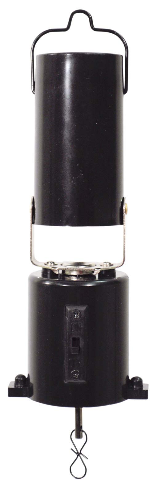 Netagon Black Battery Powered Hanging Moving Revolving Turning Motor For Mirror Balls, Wind Chimes And Wind Spinner (Black)