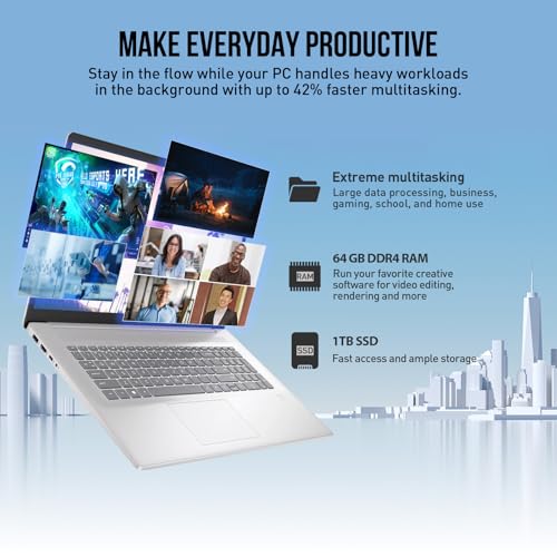 Laptop HP 17.3" Touchscreen i7 32GB RAM 2TB SSD Windows 11 Pro miniatura 6