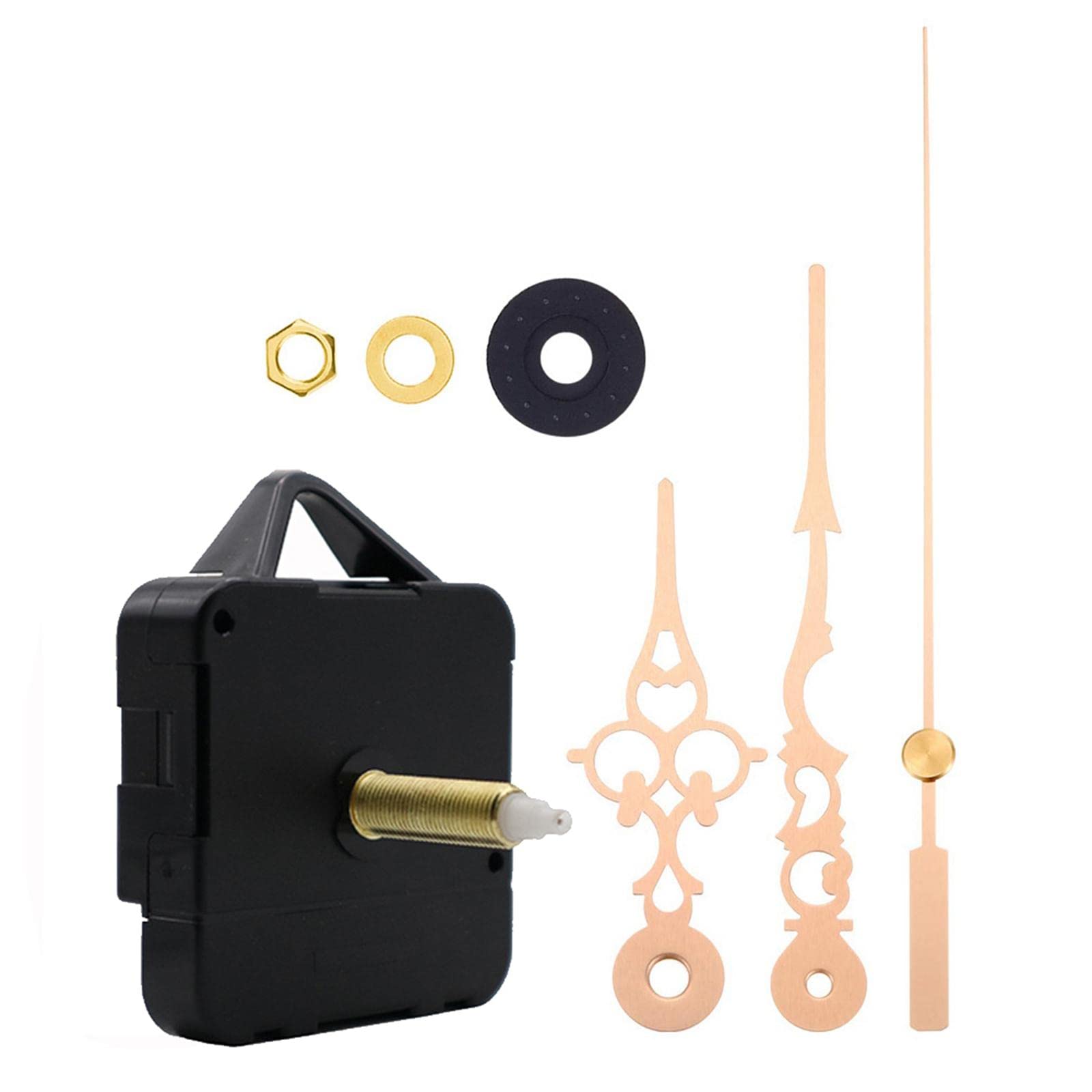 MERISHOPP®DIY Wall Quartz Clock Movement Mechanism Replacement Parts Flower Gold|Home & Garden | Home Decor| Clocks-image-22