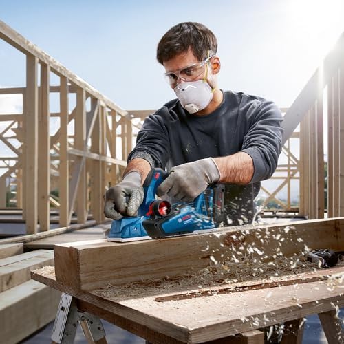 Bild 4 - Bosch Professional 18V System Akku Hobel GHO 18V-26 (bürstenloser Motor, inkl. Staubbeutel, Parallelanschlag, 1x Wood Razor Wendemesser, ohne Akku/ Ladegerät)