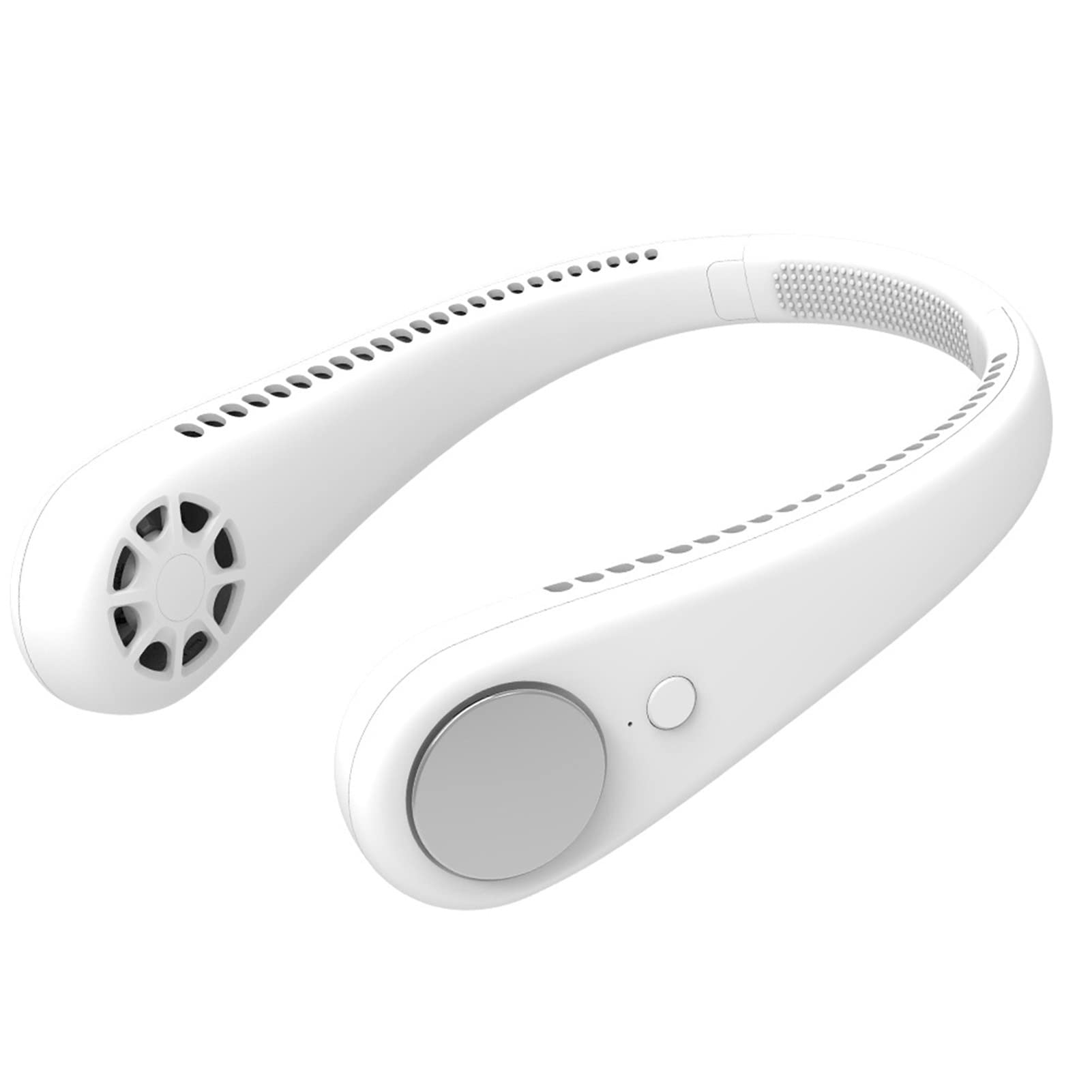 Ventilatore da Collo Portatile Mini Ventilatore Portatile Ricaricabile USB Ventilatore Collo Senza Lama Mini Ventilatori USB con 3 velocità, per Ufficio,Casa,Aria Aperta,Viola (WHI